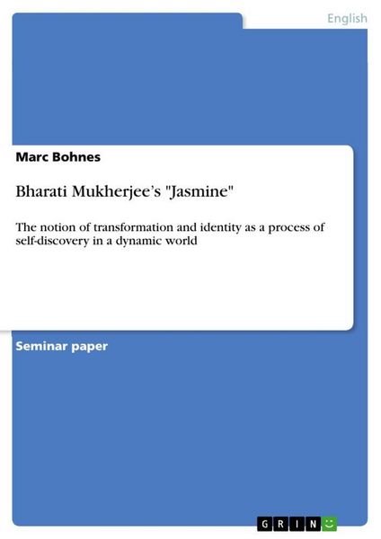 Produktbild: Bharati Mukherjee's "Jasmine"