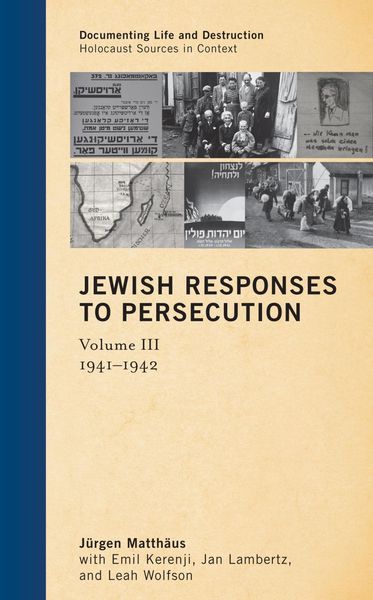 Produktbild: Jewish Responses to Persecution: 1941-1942