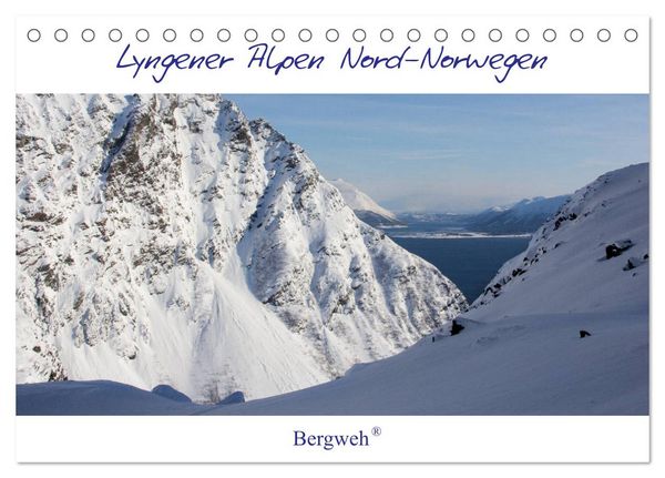 Produktbild: Lyngener Alpen Nord-Norwegen (Tischkalender 2026 DIN A5 quer), CALVENDO Monatskalender