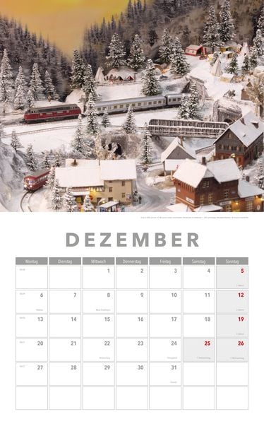 Produktbild: Modelleisenbahnen Kalender 2027