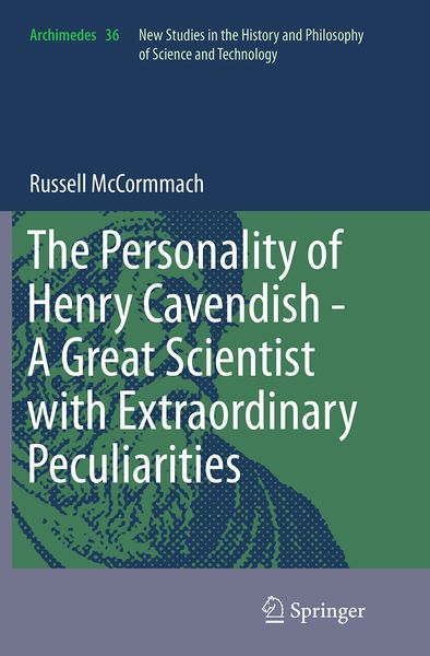 Produktbild: The Personality of Henry Cavendish - A Great Scientist with Extraordinary Peculiarities