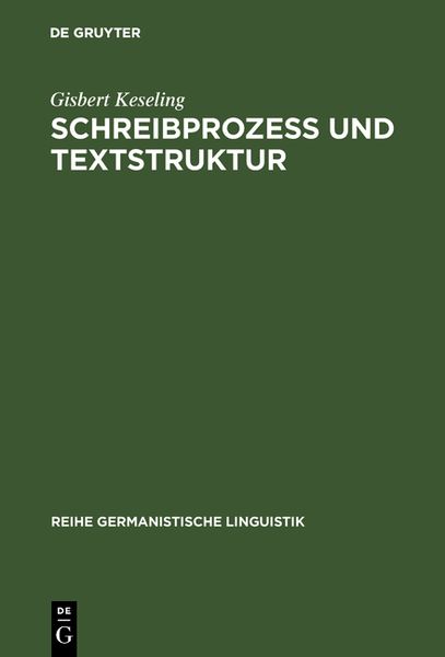 Produktbild: Schreibproze&szlig; und Textstruktur