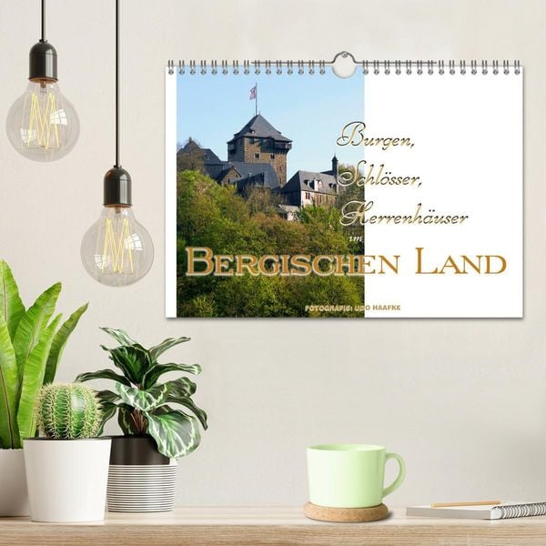 Produktbild: Burgen, Schl&ouml;sser, Herrenh&auml;user im Bergischen Land (Wandkalender 2026 DIN A4 quer), CALVENDO Monatskalender