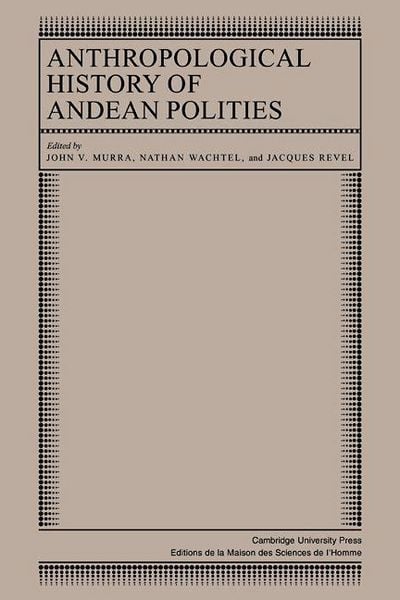 Produktbild: Anthropological History of Andean Polities
