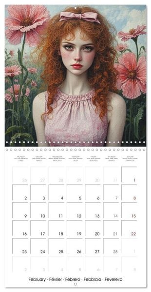 Produktbild: Sual&acute;M, S: Whispering Petals (Wall Calendar 2026 12 &times; 12 Inc