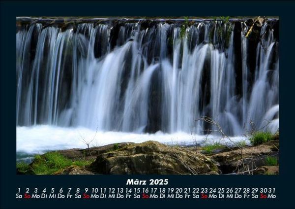 Produktbild: Wasserf&auml;lle 2025 Fotokalender DIN A5