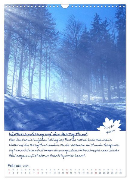 Produktbild: Dahoam erleben! Einmalige Wander-und Naturerlebnisse in Oberbayern (Wandkalender 2026 DIN A3 hoch), CALVENDO Monatskalender