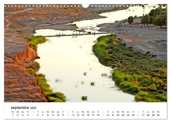 Produktbild: Maroc Au fil de l'eau (Calendrier mural 2026 DIN A3 vertical), CALVENDO calendrier mensuel