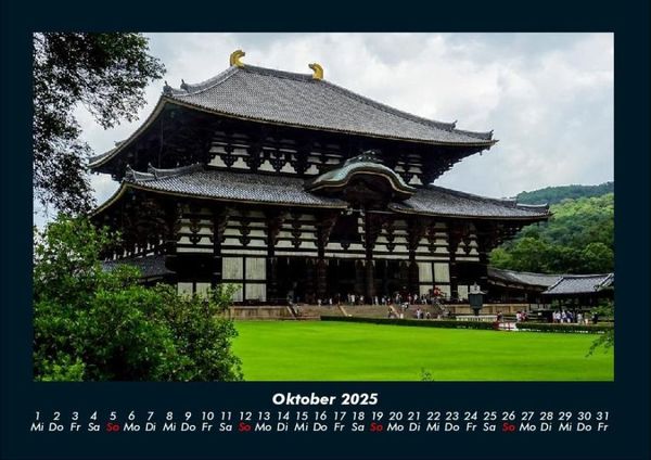 Produktbild: Tempel 2025 Fotokalender DIN A4