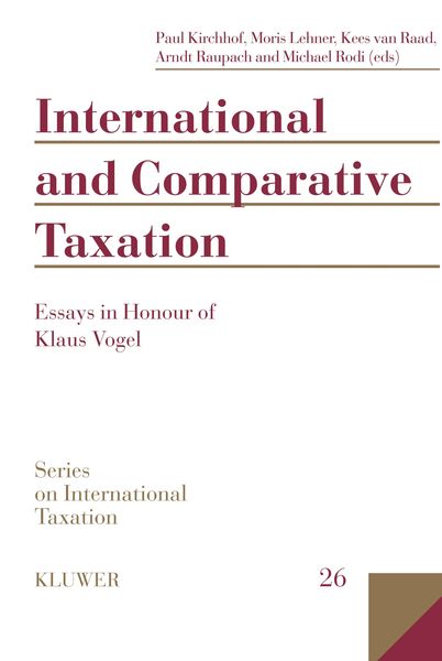 Produktbild: International and Comparative Taxation