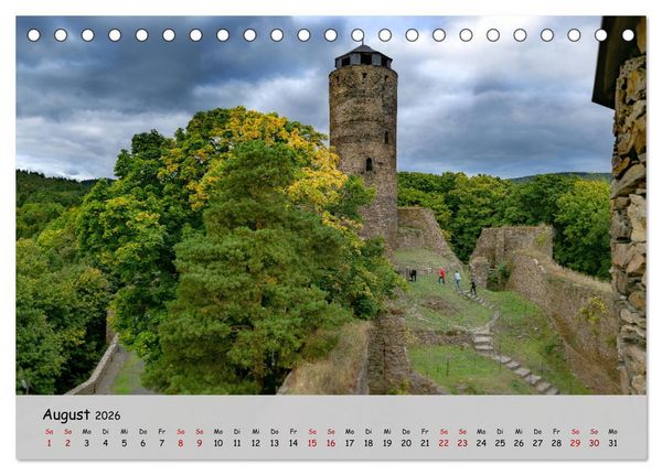 Produktbild: Historisches Erzgebirge (Tischkalender 2026 DIN A5 quer), CALVENDO Monatskalender