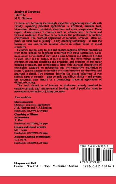 Produktbild: Joining of Ceramics