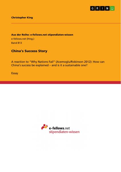 Produktbild: China's Success Story
