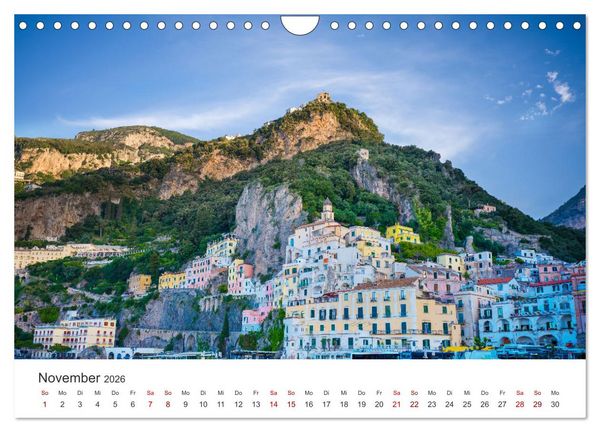 Produktbild: Malerische Amalfik&uuml;ste (Wandkalender 2026 DIN A4 quer), CALVENDO Monatskalender