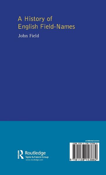 Produktbild: A History of English Field Names