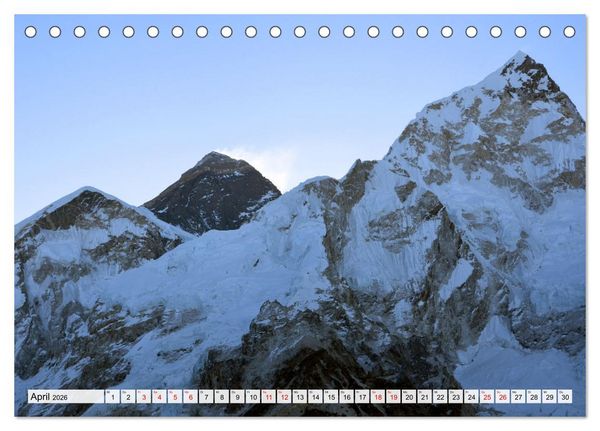 Produktbild: Einzigartiges NEPAL (Tischkalender 2026 DIN A5 quer), CALVENDO Monatskalender