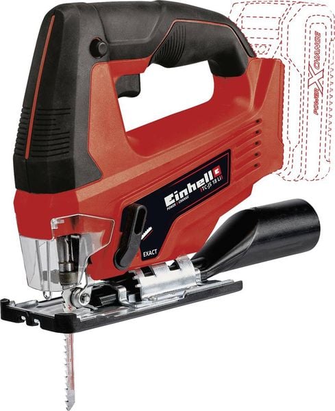 Einhell TC-JS 18 Li - Solo Power X-Change Akku-Stichsäge 4321209 mit Zubehör, ohne Akku, ohne Ladegerät 18 V Anzahl mitg