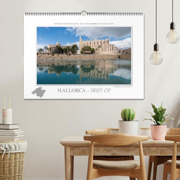 Produktbild: Emotionale Momente: Mallorca Best of (Wandkalender 2026 DIN A2 quer), CALVENDO Monatskalender