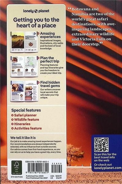 Produktbild: Lonely Planet Botswana & Namibia