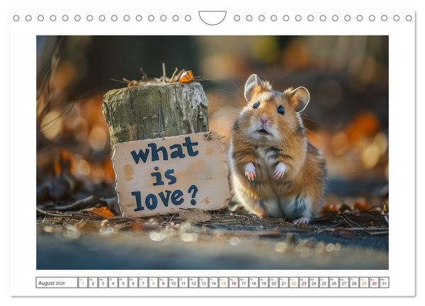 Produktbild: Lustige Hamster (Wandkalender 2026 DIN A4 quer), CALVENDO Monatskalender