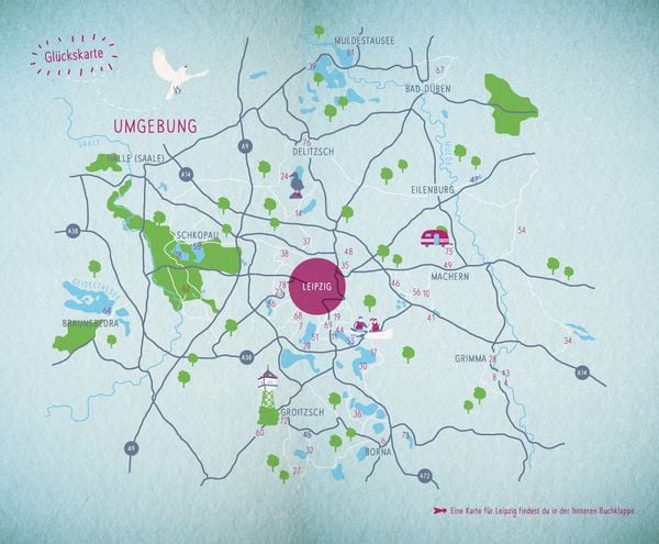 Produktbild: Blaue Gl&uuml;cksorte in und um Leipzig