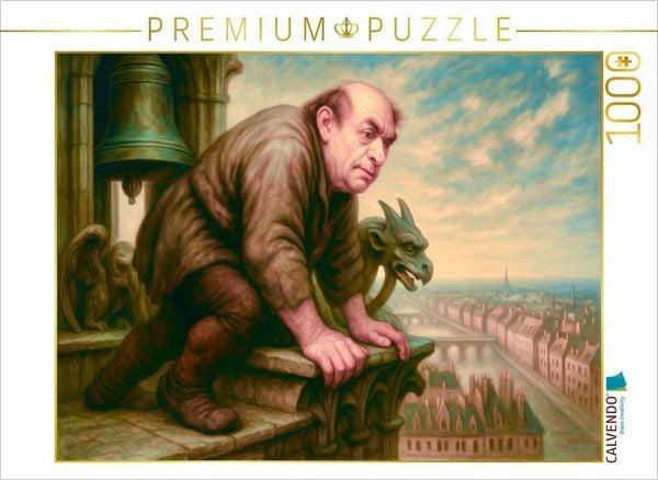 Produktbild: CALVENDO Puzzle Der Gl&ouml;ckner von Notre-Dame | 1000 Teile Lege-Gr&ouml;&szlig;e 64x48cm Foto-Puzzle f&uuml;r gl&uuml;ckliche Stunden
