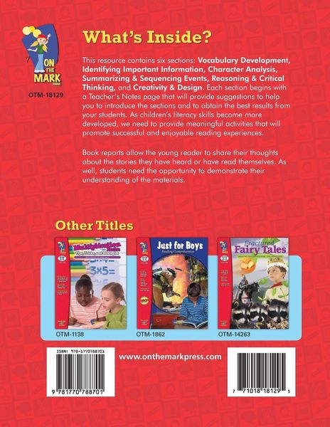 Produktbild: Book Reports Grades 3-4