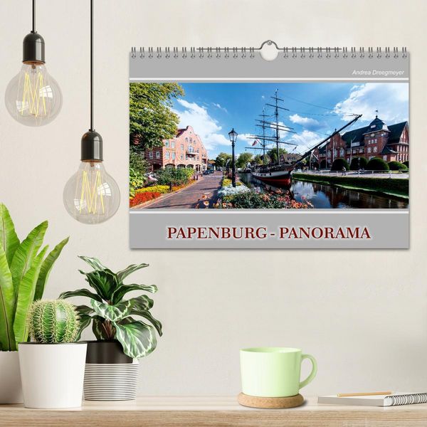 Produktbild: Papenburg-Panorama (Wandkalender 2026 DIN A4 quer), CALVENDO Monatskalender