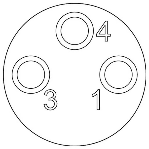 Produktbild: TRU COMPONENTS TC-13751820 Anschlussleitung M8 x 1 Buchse, gewinkelt 10 m Polzahl Sensoren: 3 1 St.