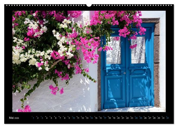 Produktbild: Santorini (hochwertiger Premium Wandkalender 2026 DIN A2 quer), Kunstdruck in Hochglanz