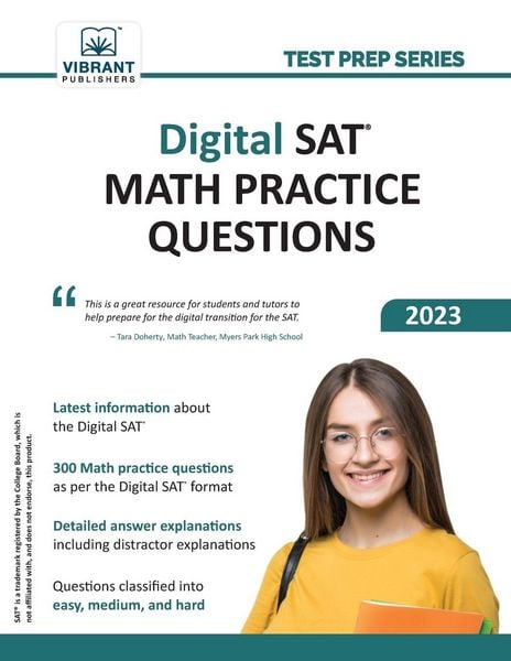 Produktbild: Digital SAT Math Practice Questions