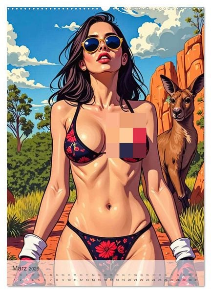 Produktbild: Spicy World - Hei&szlig;es Australien (hochwertiger Premium Wandkalender 2026 DIN A2 hoch), Kunstdruck in Hochglanz