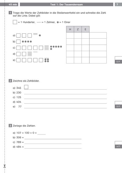 Mathe-Tests 3. Klasse