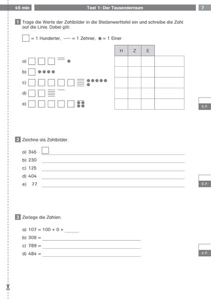Produktbild: Mathe-Tests 3. Klasse