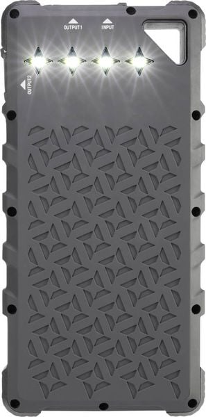 Produktbild: VOLTCRAFT VC-SL16000 VC-11946675 Solar-Powerbank Ladestrom Solarzelle 280mA 16000 mAh