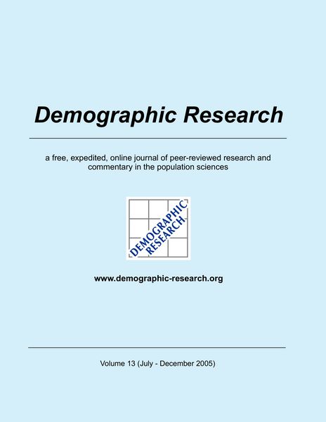 Demographic Research, Volume 13, Taschenbuch von , BoD – Books on Demand, 9783833473913