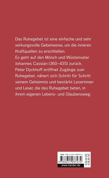 Produktbild: Geheimnis des Ruhegebetes