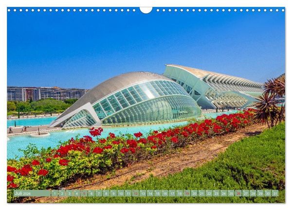 Produktbild: Zauberhaftes Valencia (Wandkalender 2026 DIN A3 quer), CALVENDO Monatskalender