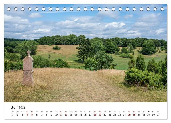 Produktbild: Die Eifel - Orte und Landschaften (Tischkalender 2026 DIN A5 quer), CALVENDO Monatskalender