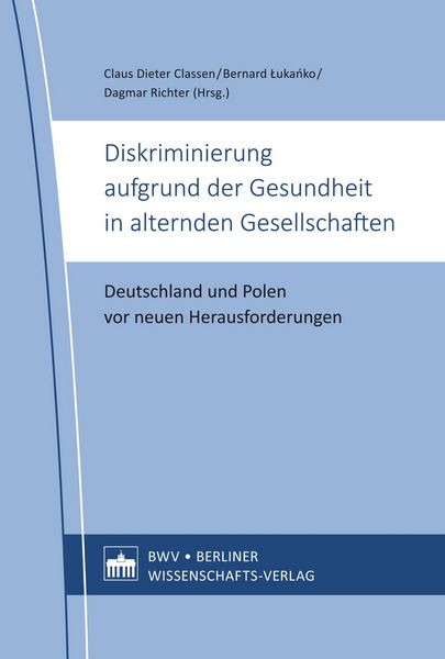 Produktbild: Diskriminierung aufgrund der Gesundheit in alternden Gesellschaften