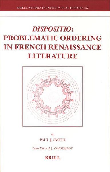 Produktbild: Dispositio: Problematic Ordering in French Renaissance Literature