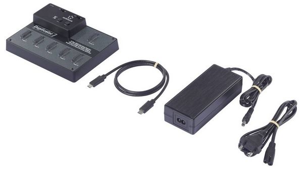 Produktbild: Renkforce RF-6BDS-350 5fach Festplatten-Kopierstation M.2 SATA 6 Gb/s, USB-C&reg;