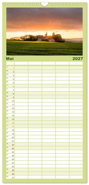 Produktbild: Familienplaner 2027 - Heimat Entdecken - Eifel mit 5 Spalten (Wandkalender, 21 x 45 cm) CALVENDO