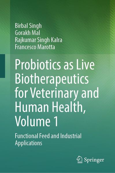 Produktbild: Probiotics as Live Biotherapeutics for Veterinary and Human Health, Volume 1