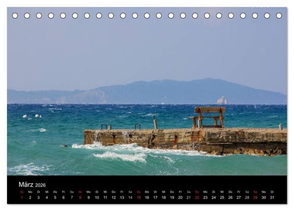 Produktbild: Korfu - Kerkira (Tischkalender 2026 DIN A5 quer), CALVENDO Monatskalender