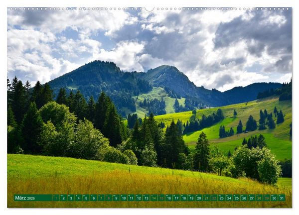Produktbild: Erlebe mit mir das Allg&auml;u (hochwertiger Premium Wandkalender 2026 DIN A2 quer), Kunstdruck in Hochglanz
