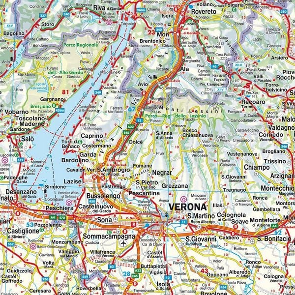 Produktbild: Freytag & berndt Stra&szlig;enkarte Italien Nord 1:500.000