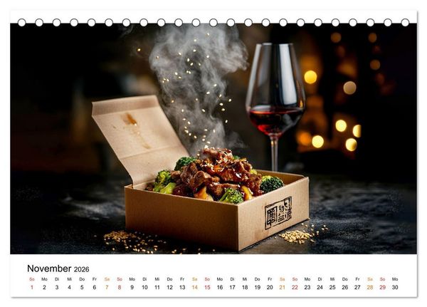 Produktbild: Fastfood - schnell, s&uuml;ndig, lecker (Tischkalender 2026 DIN A5 quer), CALVENDO Monatskalender