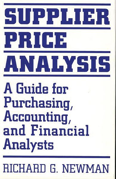 Produktbild: Supplier Price Analysis