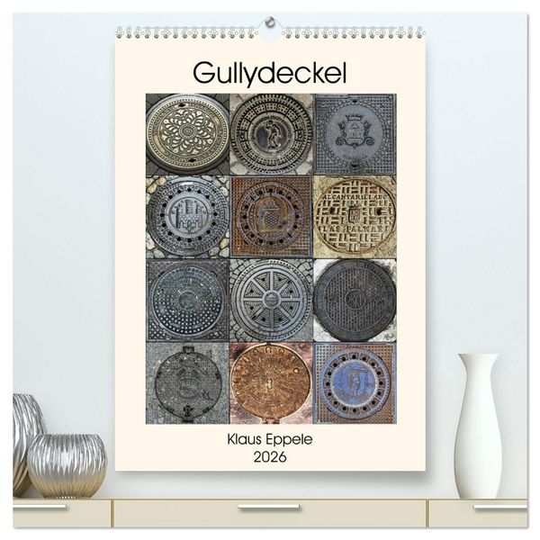 Produktbild: Gullydeckel (hochwertiger Premium Wandkalender 2026 DIN A2 hoch), Kunstdruck in Hochglanz